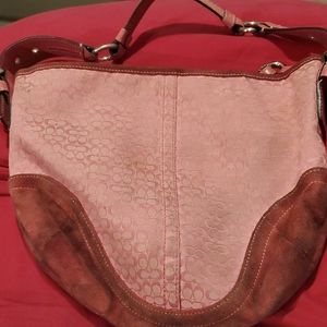 Pink purse coach